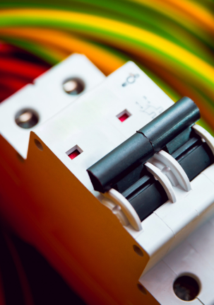 red wheel with yellow red circles it | Essjay Electrical Services